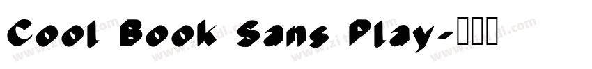 Cool Book Sans Play字体转换